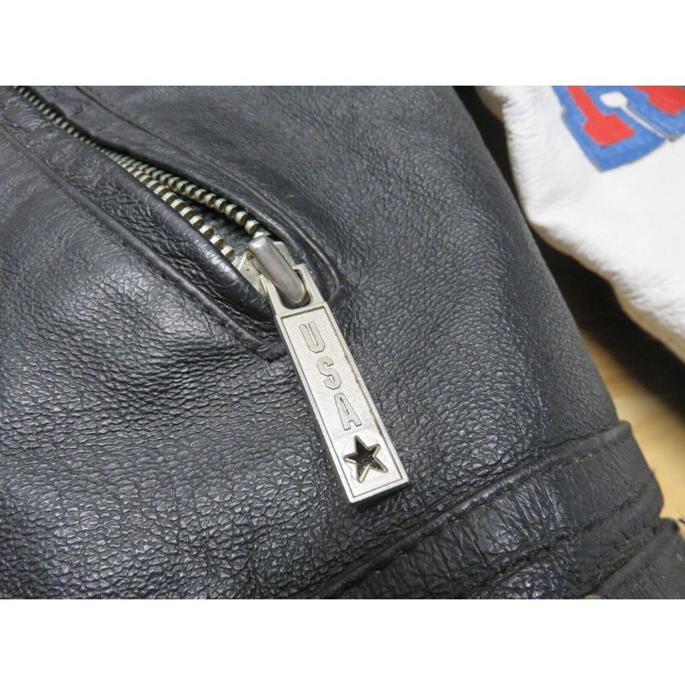 Vintage Black and White Bomber Jacket - Picture 13 of 16